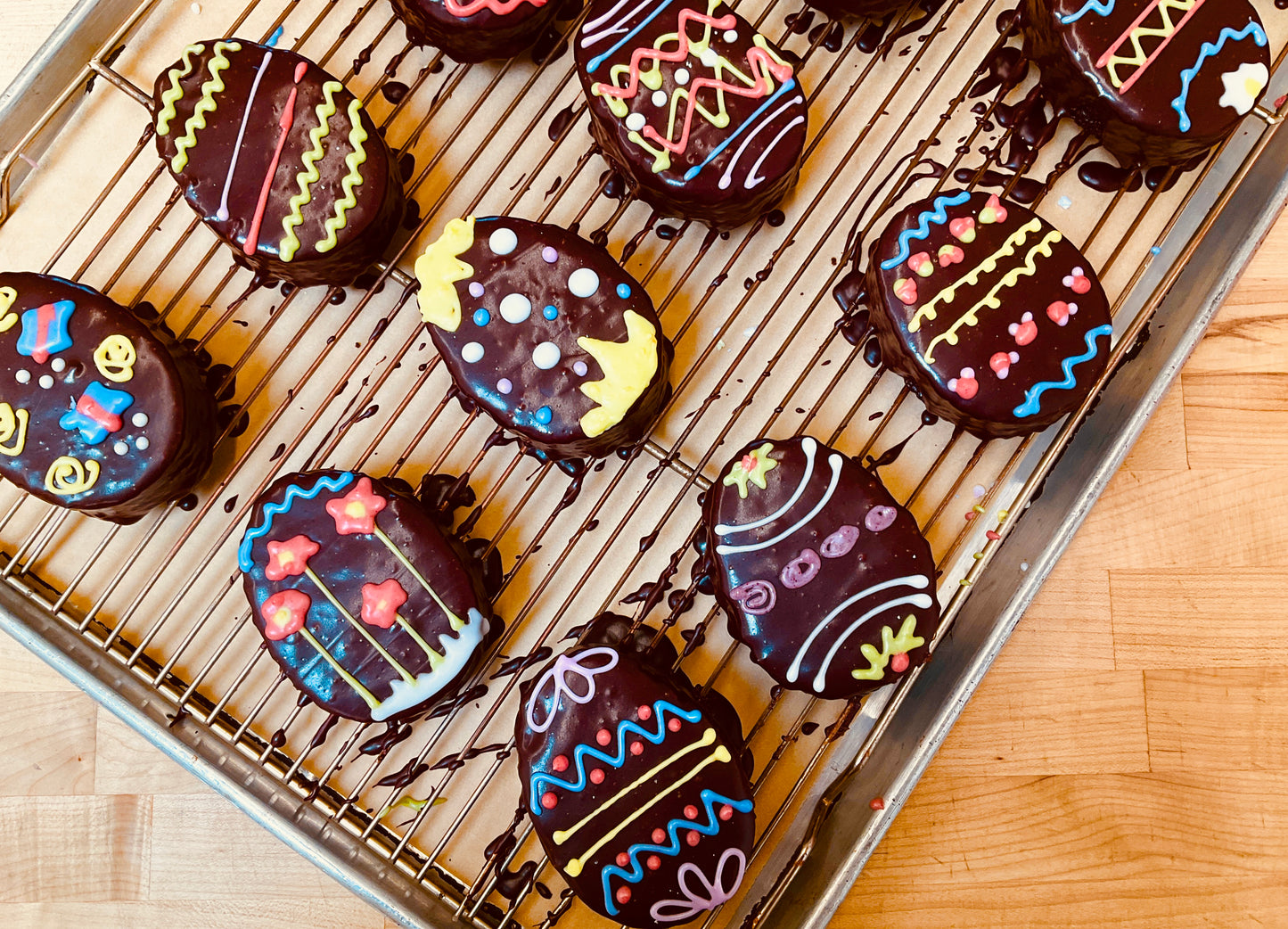 Easter Egg Chocolate Cakes - 2pk