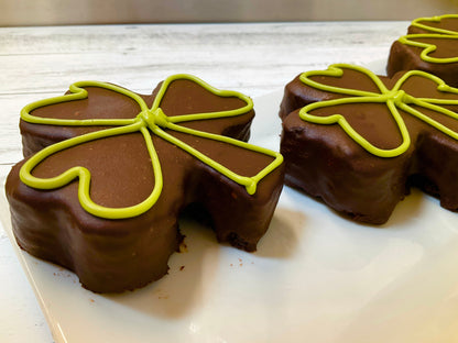 Shamrock Chocolate Cakes - 2pk