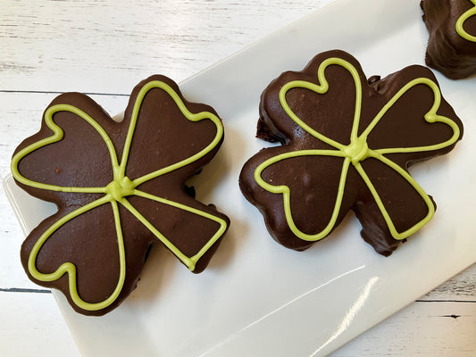 Shamrock Chocolate Cakes - 2pk