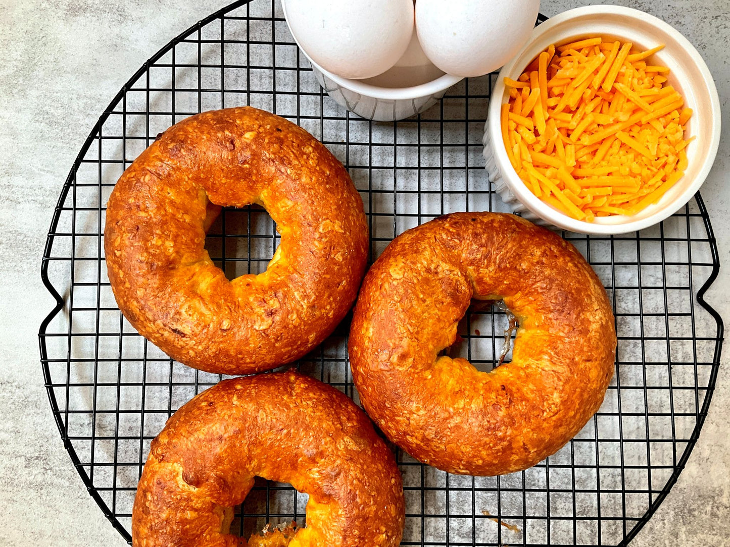Stuffed Bagel - Bacon, Egg & Cheddar