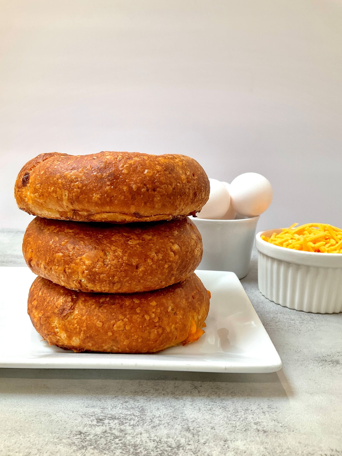 Stuffed Bagel - Bacon, Egg & Cheddar