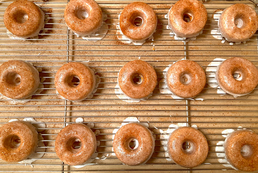 Glazed Cinnamon Sugar Donuts