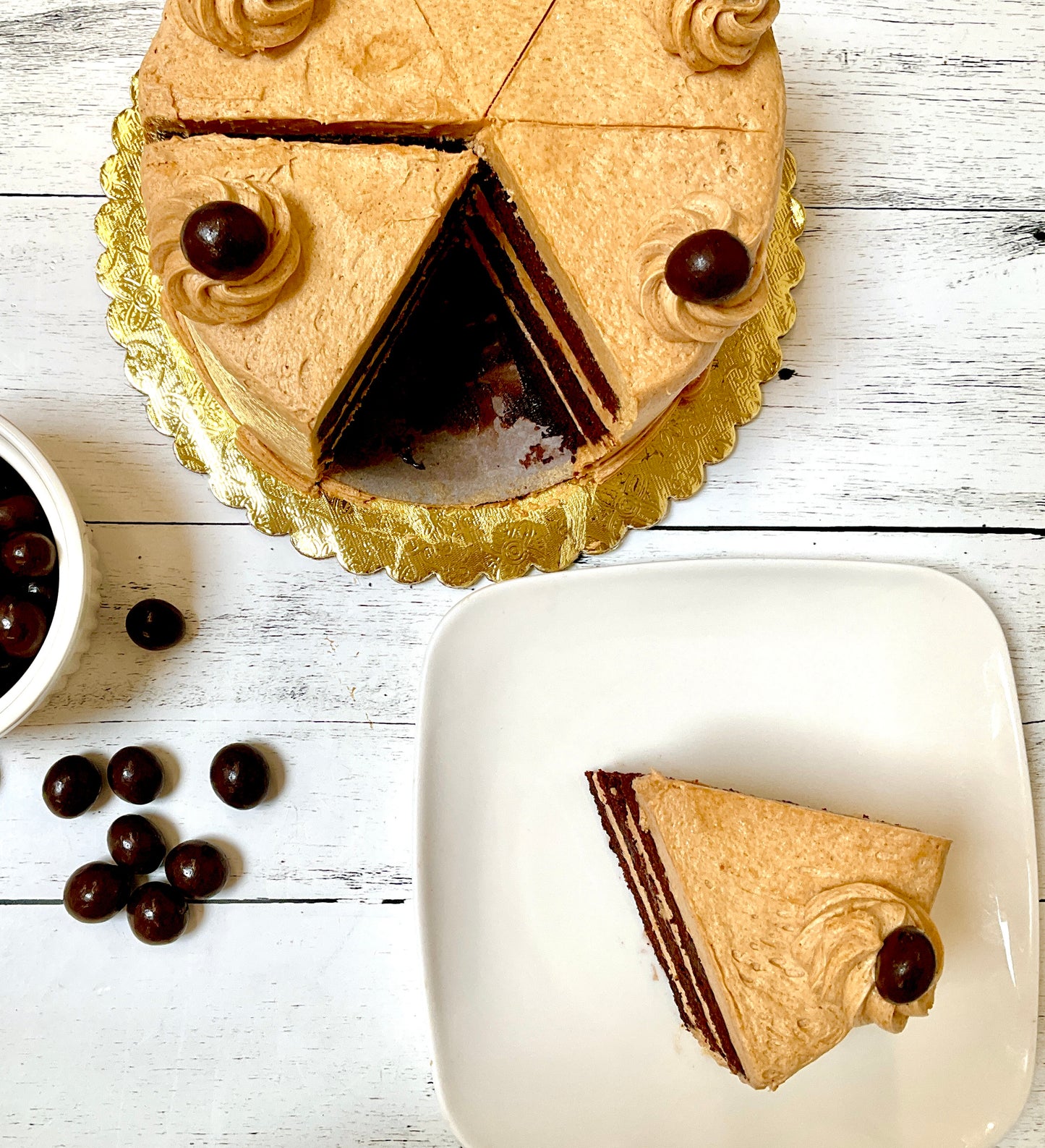 Mocha Chocolate Layer Cake