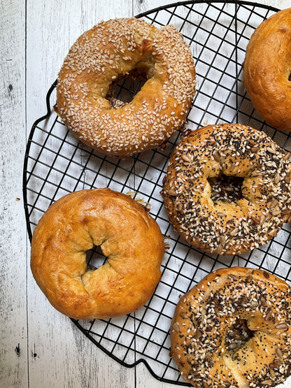 New & Improved Plain Bagels