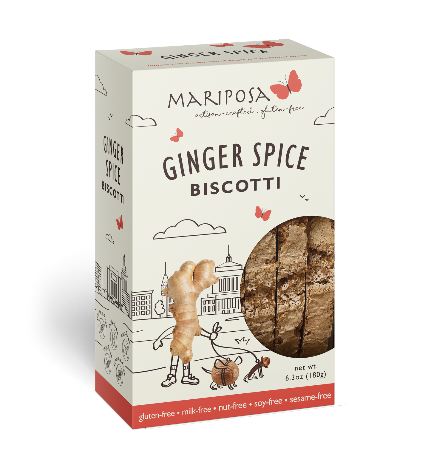 Ginger Spice Biscotti