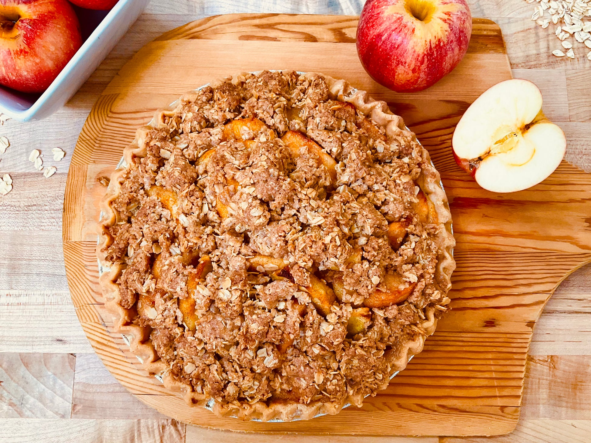 Apple Pie with Graham Cracker Crust - Salt & Baker