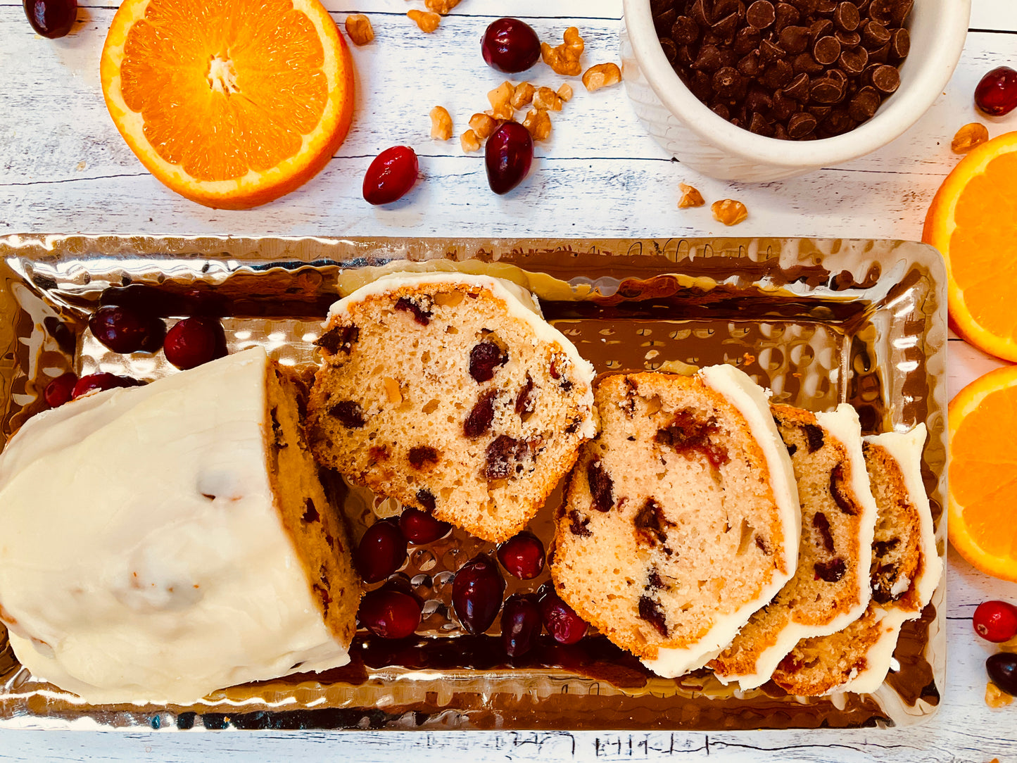 Cranberry Orange Nut Tea Loaf